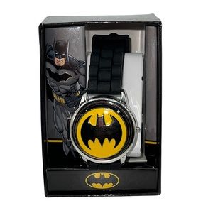 DC Batman Logo Spinner LCD Wrist Watch